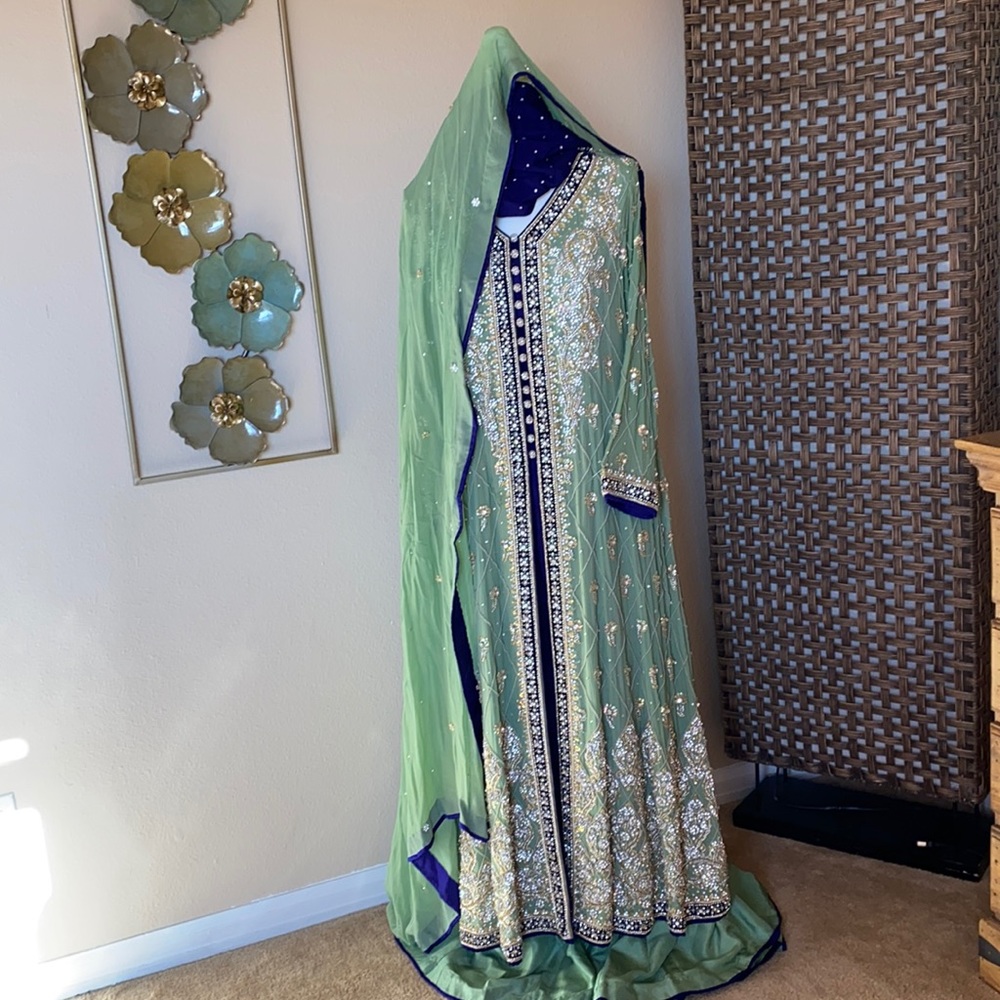 Heavily embroidered beautiful wedding wear